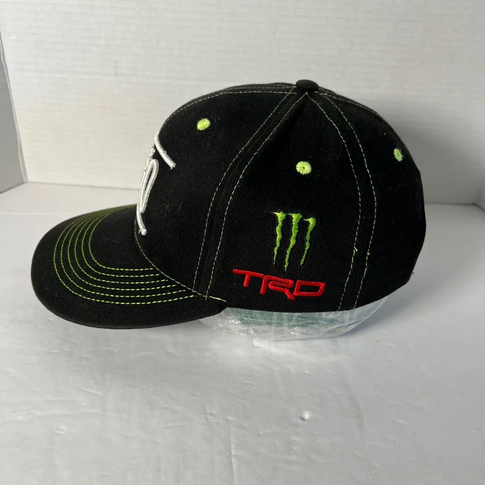 Duo Monster Energy TRD Maxxis Racing Snapback Hat Black Neon Green‎ PBS
